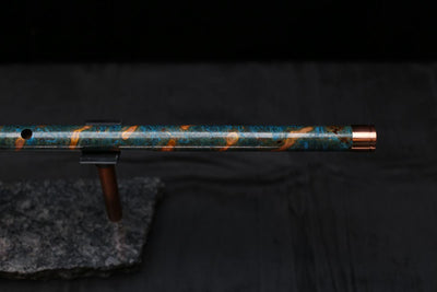 Copper Flute #0077 in Spruce Burl | Low C