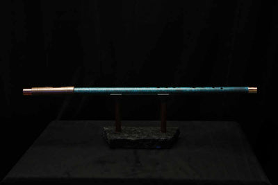Low C Copper Flute #202 in Turquoise Ocean Mist