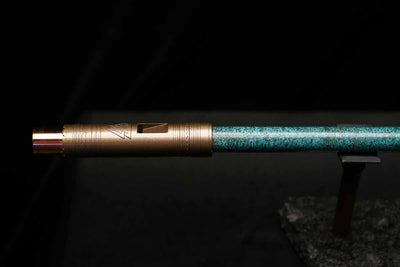 Low C Copper Flute #202 in Turquoise Ocean Mist