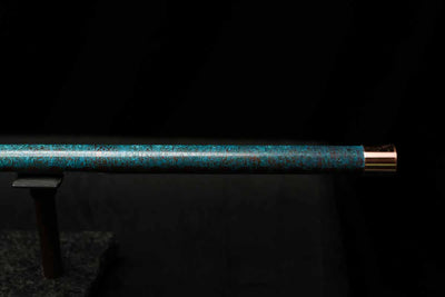 Low C Copper Flute #202 in Turquoise Ocean Mist