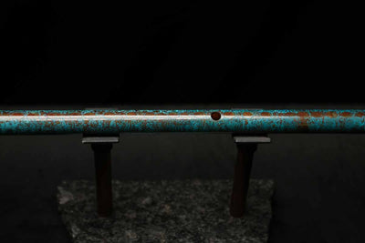 Low C Copper Flute #202 in Turquoise Ocean Mist