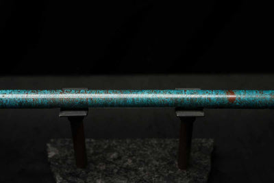 Low C Copper Flute #202 in Turquoise Ocean Mist