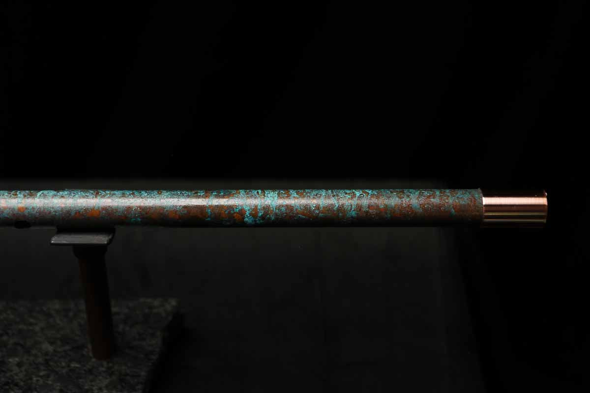 Low C Copper Flute #204 in Turquoise Ocean Mist