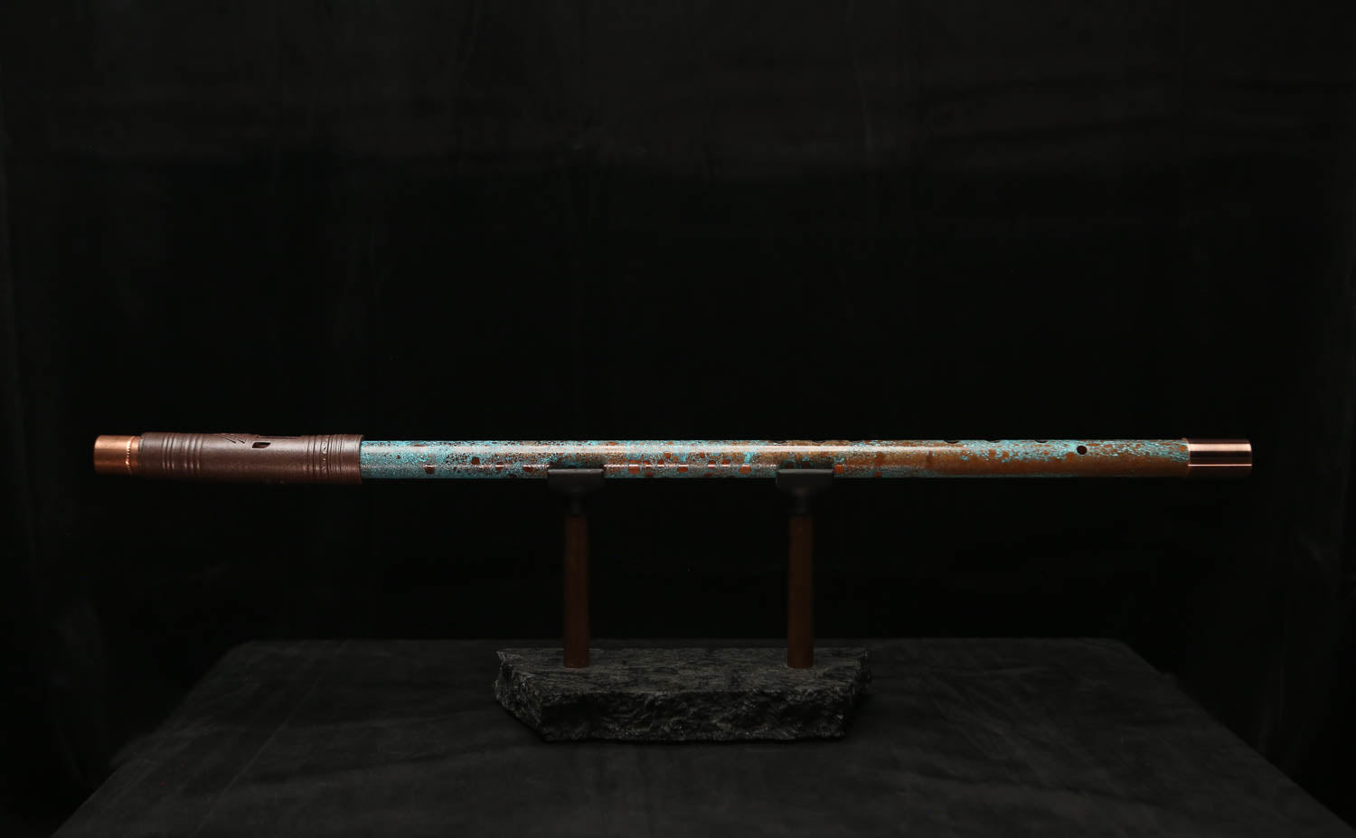 Low C Copper Flute #0105 in Ocean Tide