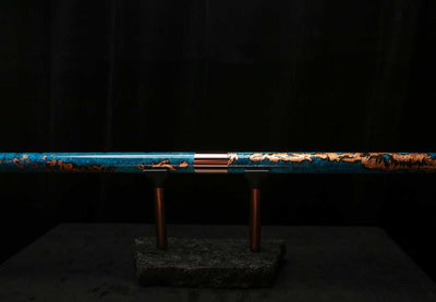 Bass F Copper Flute #BF0104 in Gilded Relic