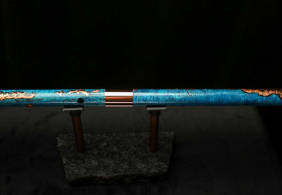 Bass F Copper Flute #BF0104 in Gilded Relic