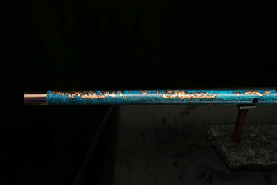 Bass F Copper Flute #BF0104 in Gilded Relic