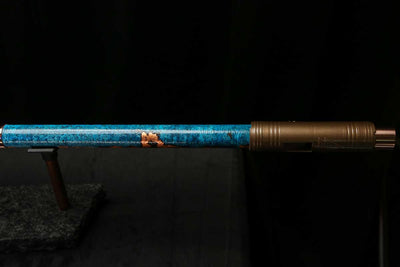 Bass F Copper Flute #BF0104 in Gilded Relic