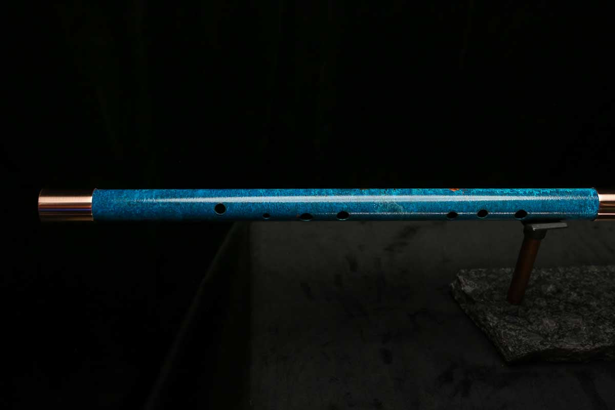 Bass F Copper Flute #BF0104 in Gilded Relic