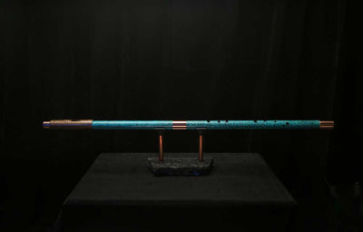 Bass F Copper Flute #BF0106 in Ocean Power