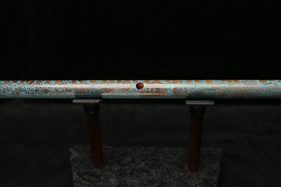 Low C Copper Flute #0106 in Ocean Tide
