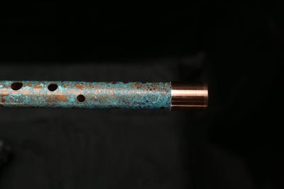 Low C Copper Flute #0107 in Ocean Tide