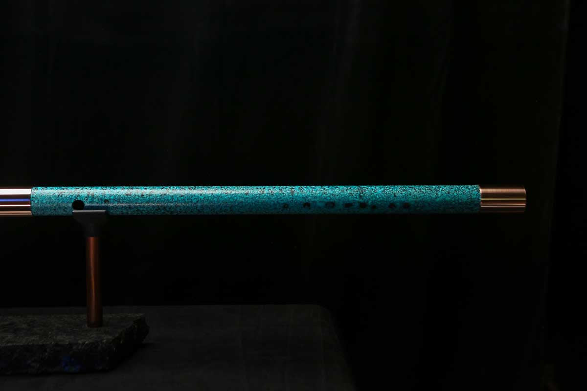 Bass F Copper Flute #BF0106 in Ocean Power