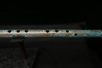 Low C Copper Flute #0107 in Ocean Tide