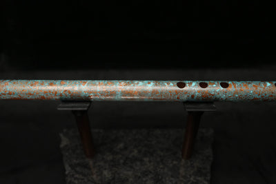 Low C Copper Flute #0107 in Ocean Tide