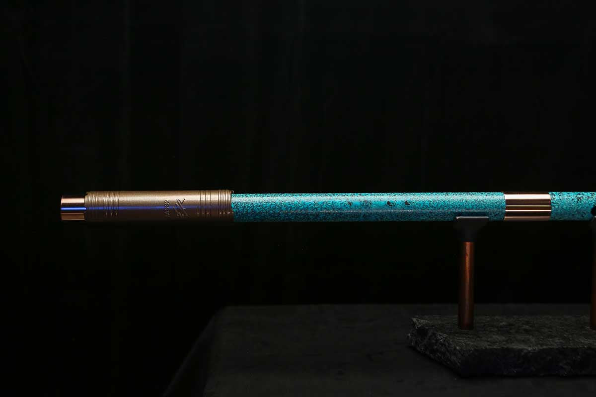 Bass F Copper Flute #BF0106 in Ocean Power