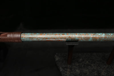 Low C Copper Flute #0107 in Ocean Tide