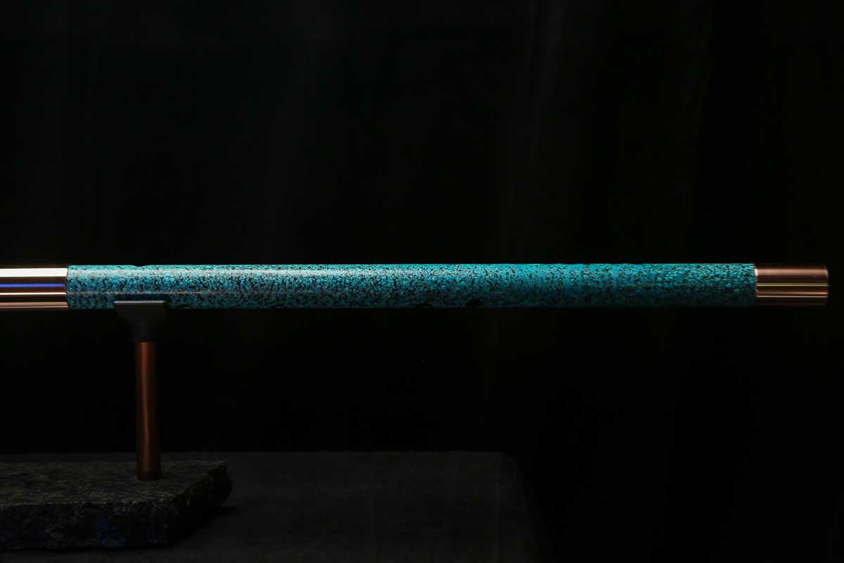 Bass F Copper Flute #BF0106 in Ocean Power