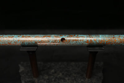 Low C Copper Flute #0107 in Ocean Tide