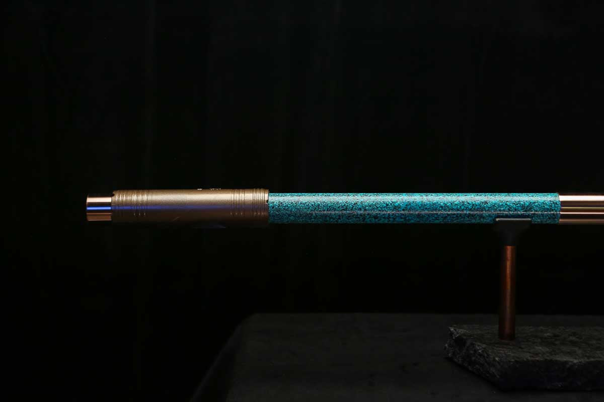 Bass F Copper Flute #BF0106 in Ocean Power