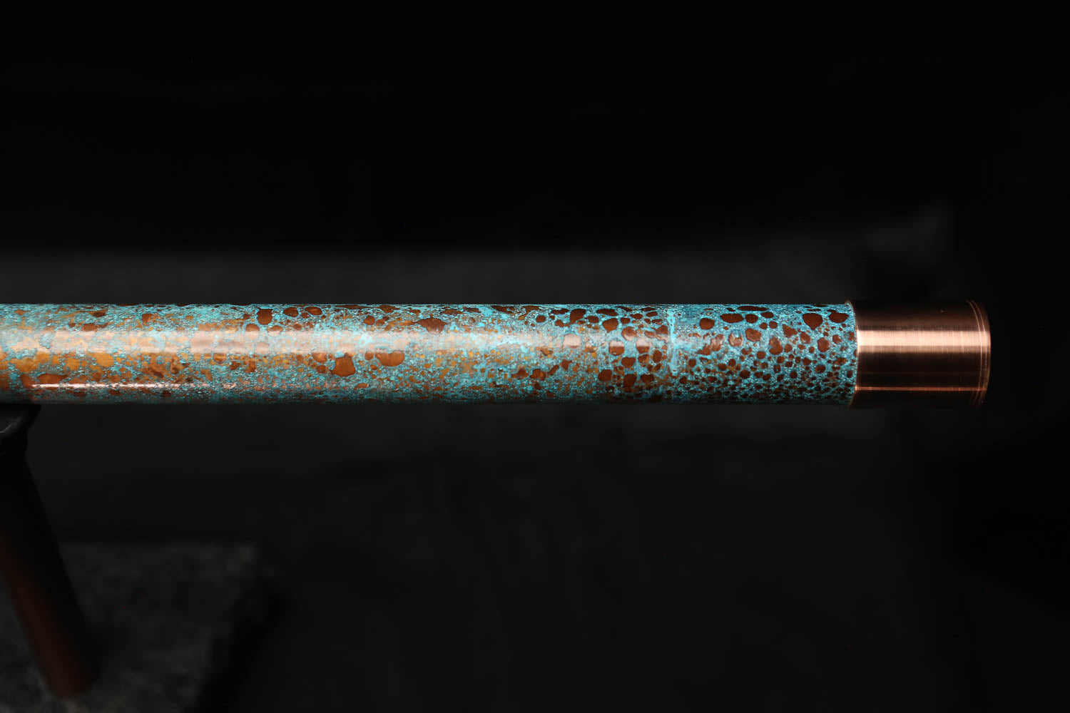 Low C Copper Flute #0107 in Ocean Tide