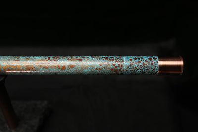 Low C Copper Flute #0107 in Ocean Tide
