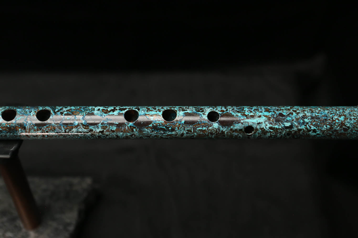Low C Copper Flute #0109 in Ocean Glow