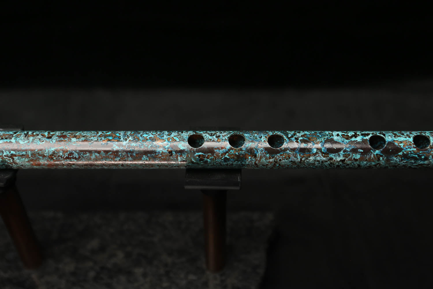 Low C Copper Flute #0109 in Ocean Glow