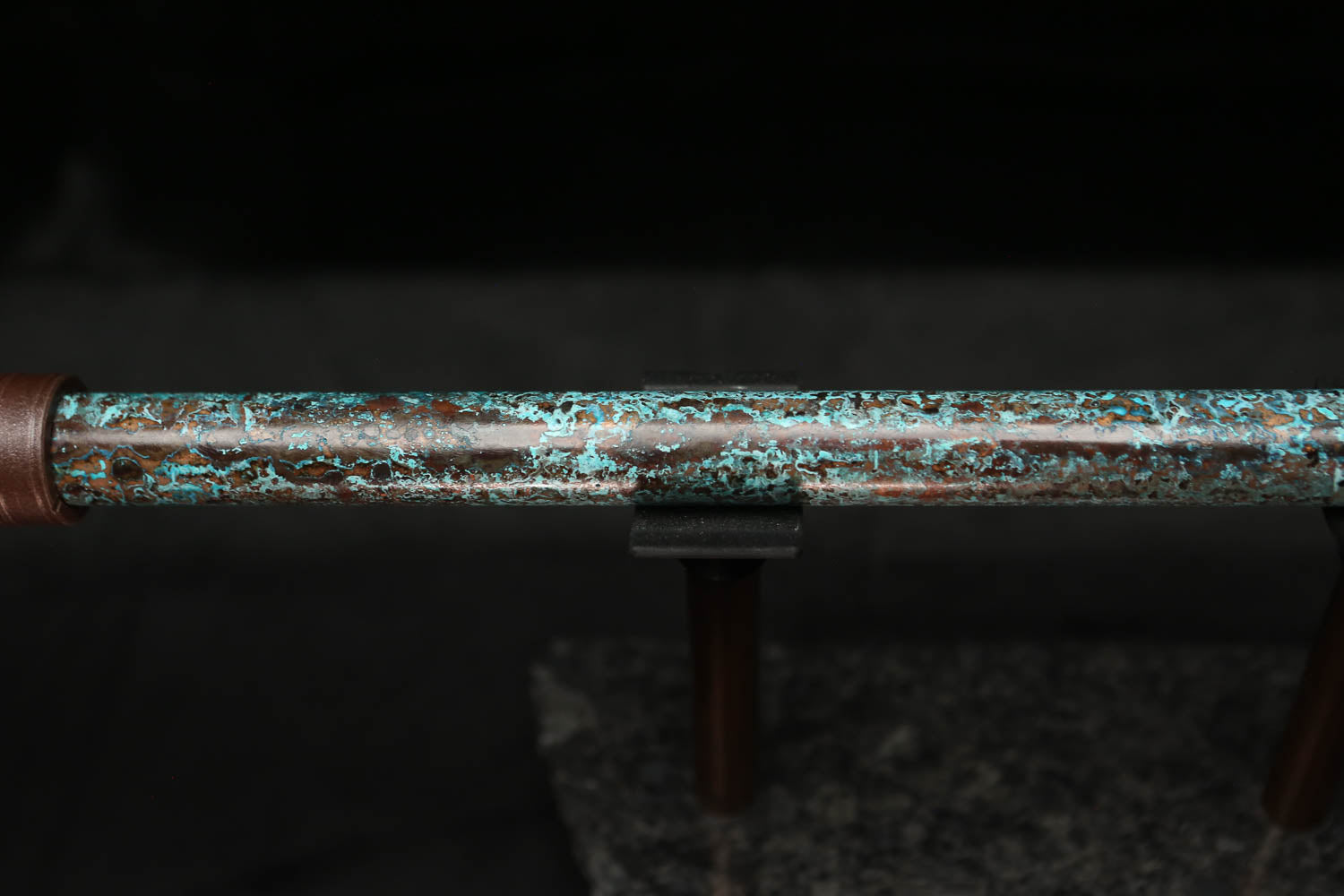 Low C Copper Flute #0109 in Ocean Glow