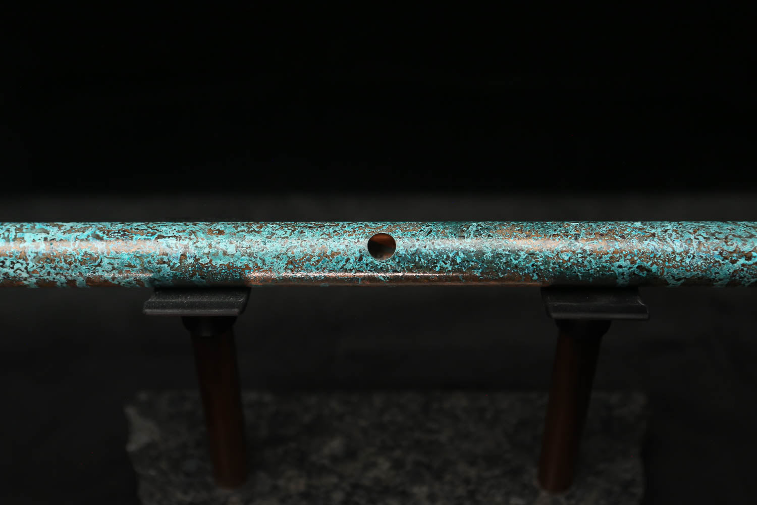 Low C Copper Flute #0109 in Ocean Glow