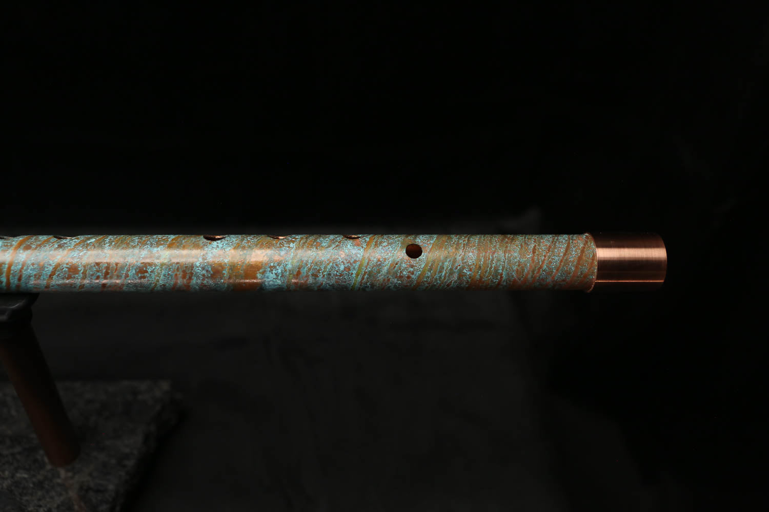 Low C Copper Flute #0110 in Ocean Helix