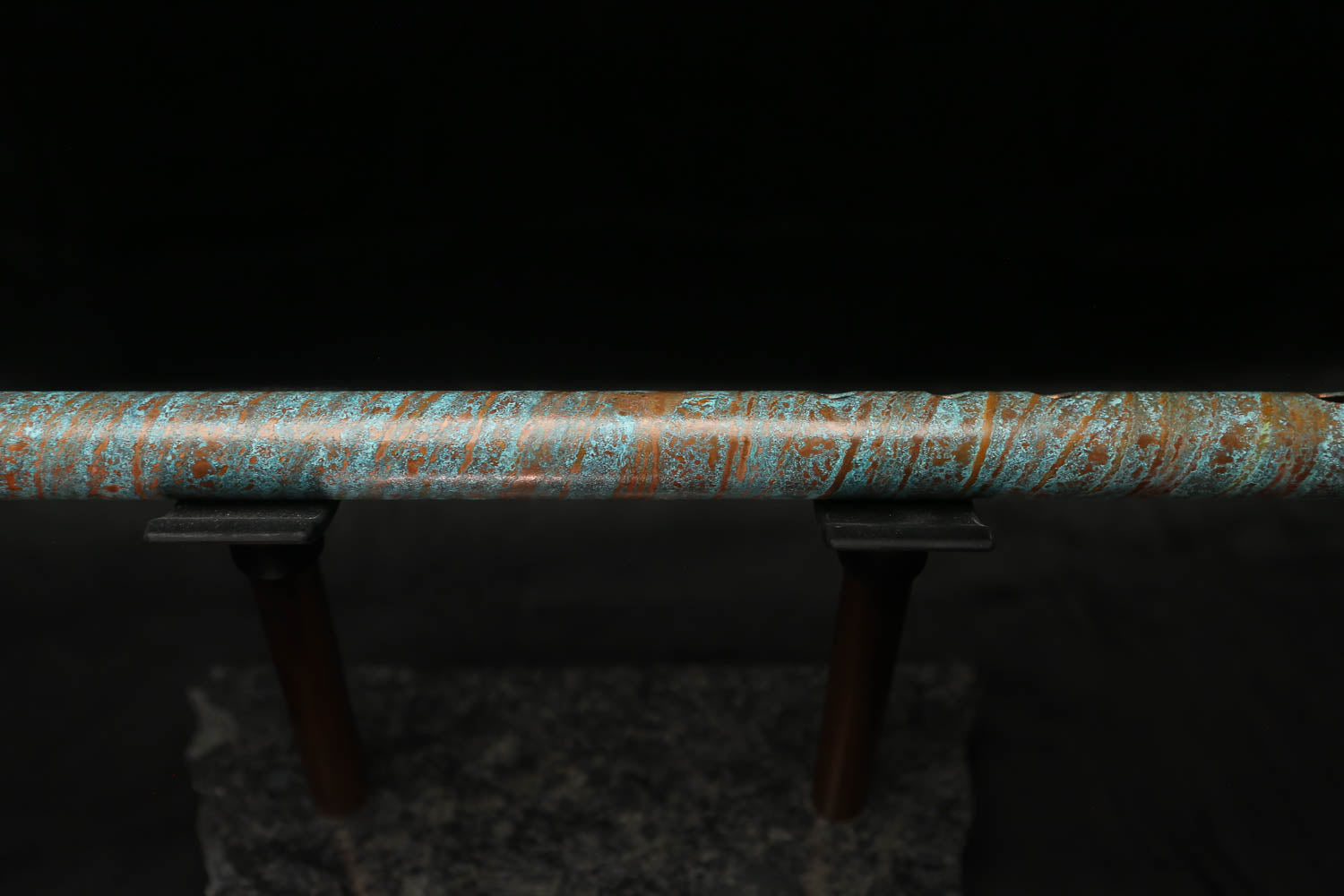 Low C Copper Flute #0110 in Ocean Helix