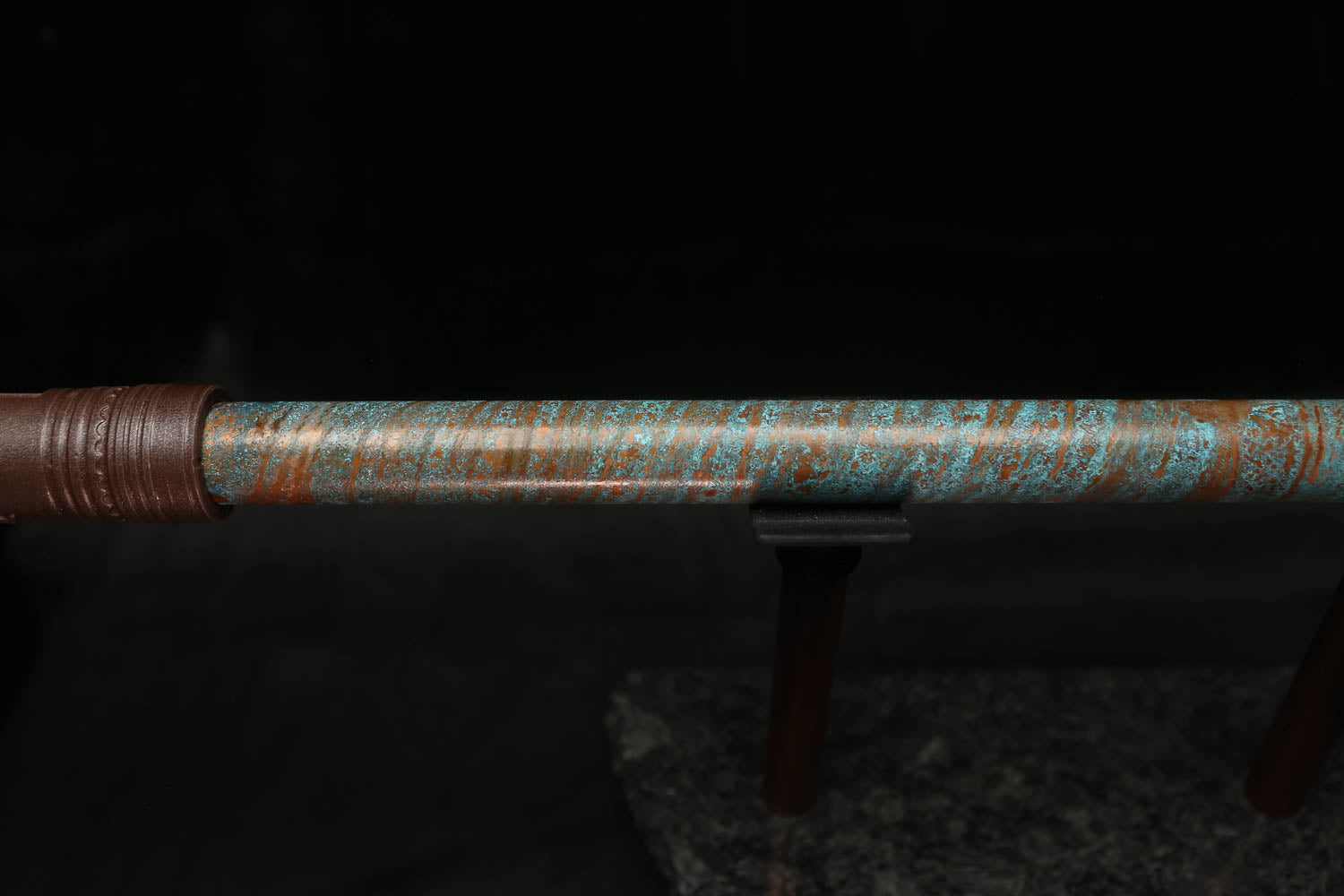 Low C Copper Flute #0110 in Ocean Helix