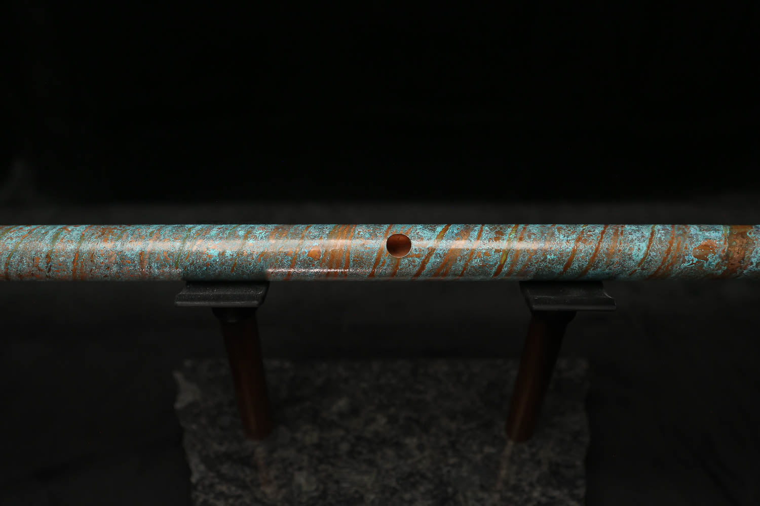 Low C Copper Flute #0110 in Ocean Helix
