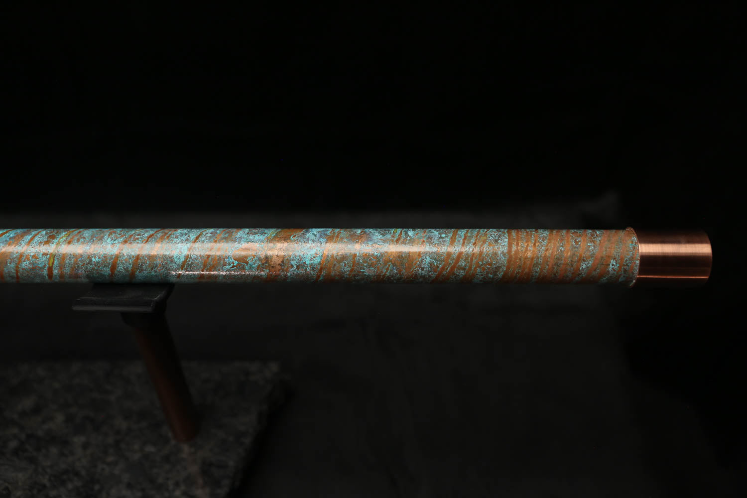 Low C Copper Flute #0110 in Ocean Helix
