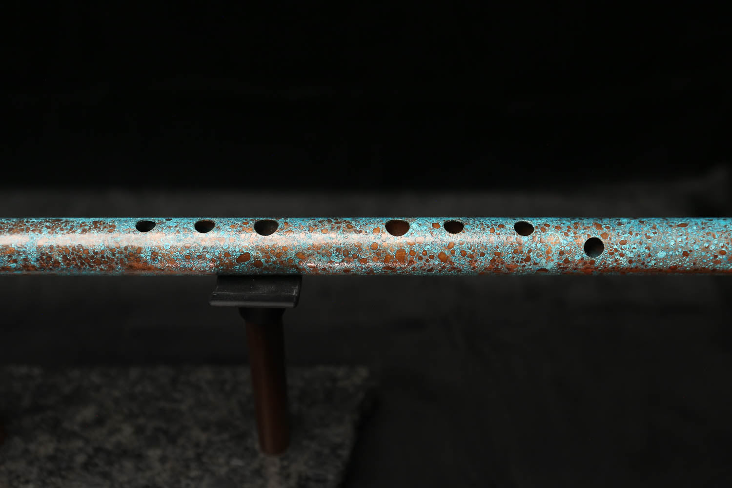 Low D Copper Flute #LDC0008 in Ocean Tide