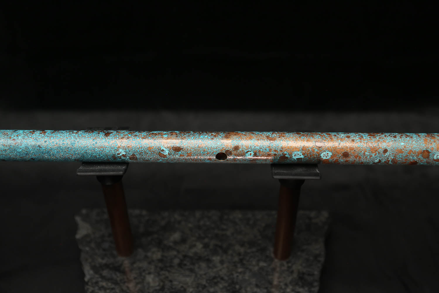 Low D Copper Flute #LDC0008 in Ocean Tide
