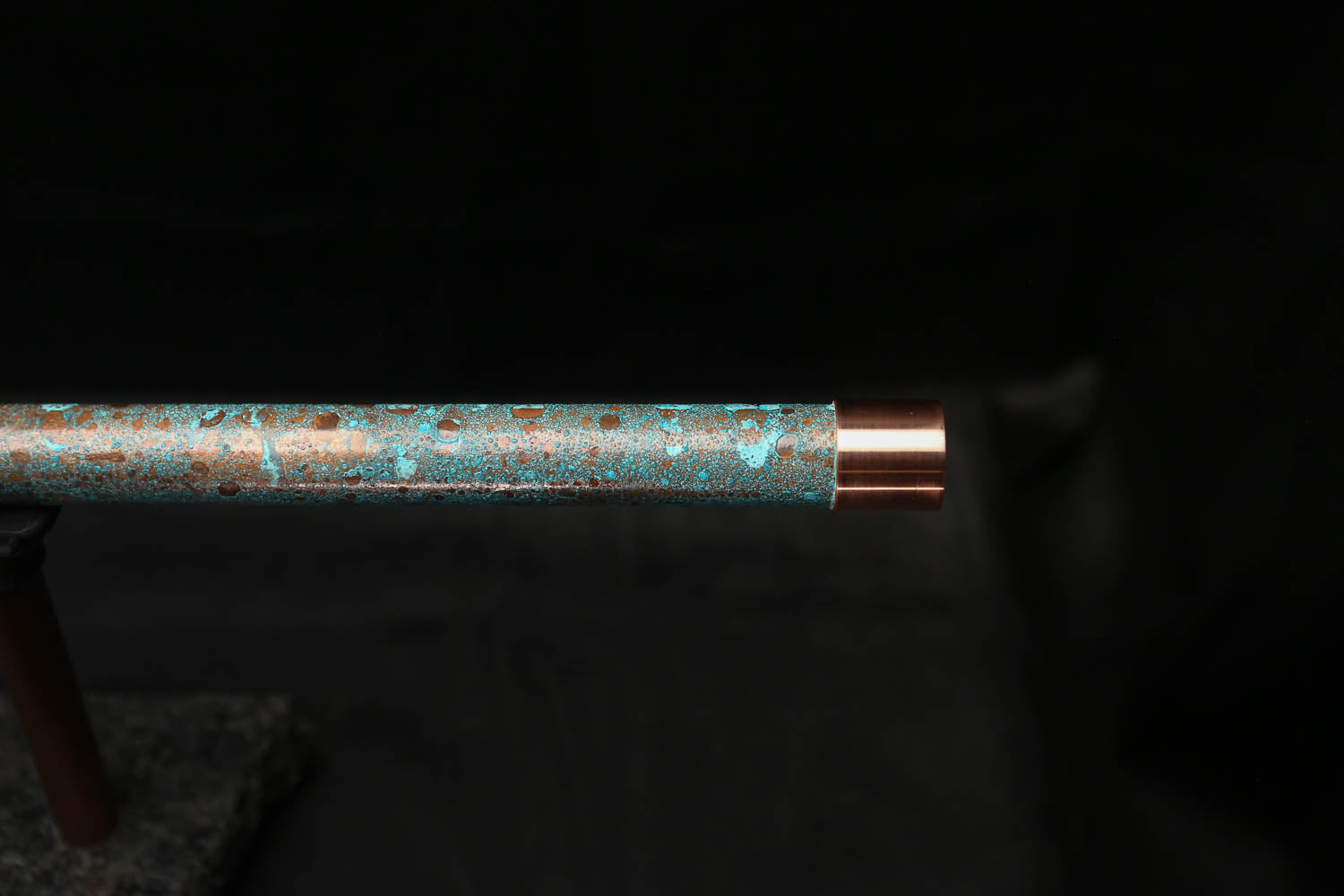 Low D Copper Flute #LDC0008 in Ocean Tide