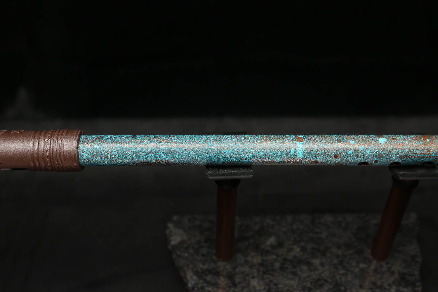 Low D Copper Flute #LDC0008 in Ocean Tide