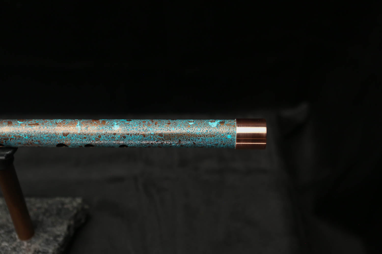 Low D Copper Flute #LDC0008 in Ocean Tide