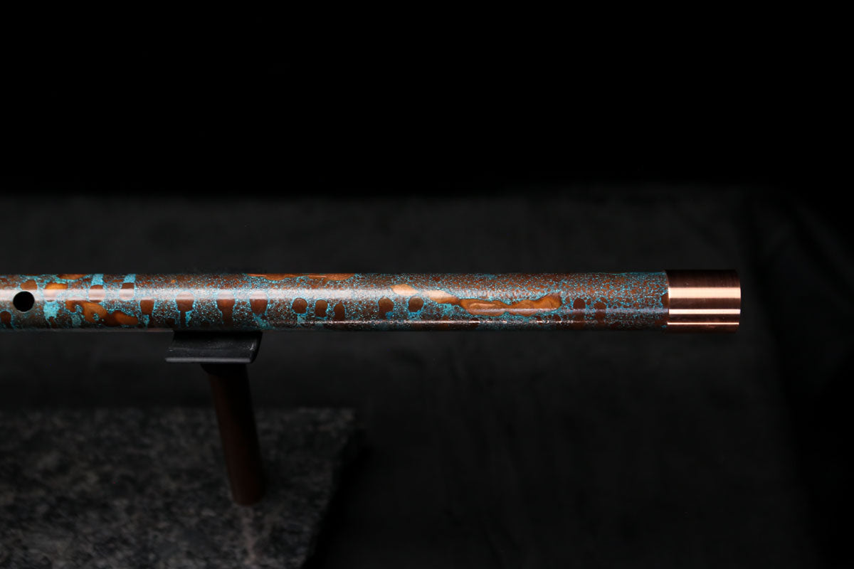 Low D Copper Flute #LDC0010 in Blue Ocean Reef