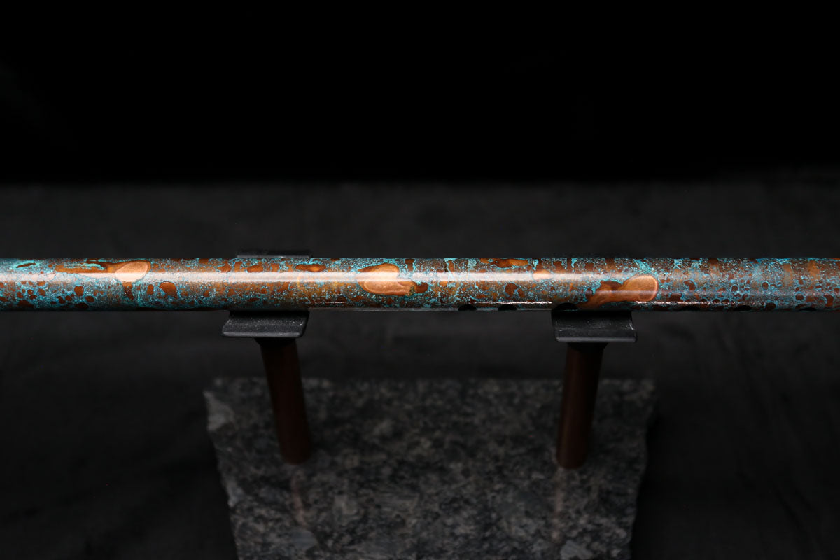 Low D Copper Flute #LDC0010 in Blue Ocean Reef