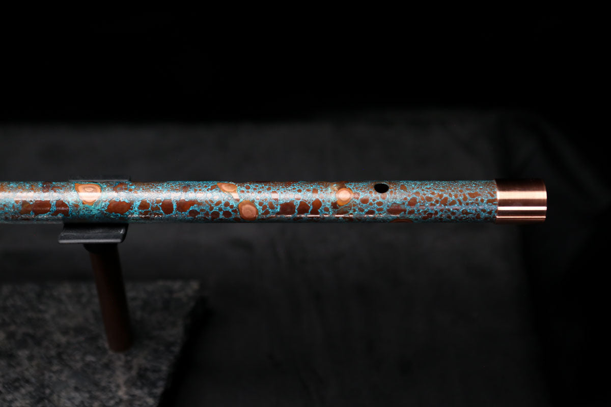 Low D Copper Flute #LDC0011 in Blue Ocean Reef