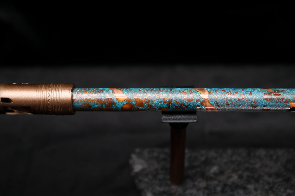 Low D Copper Flute #LDC0011 in Blue Ocean Reef