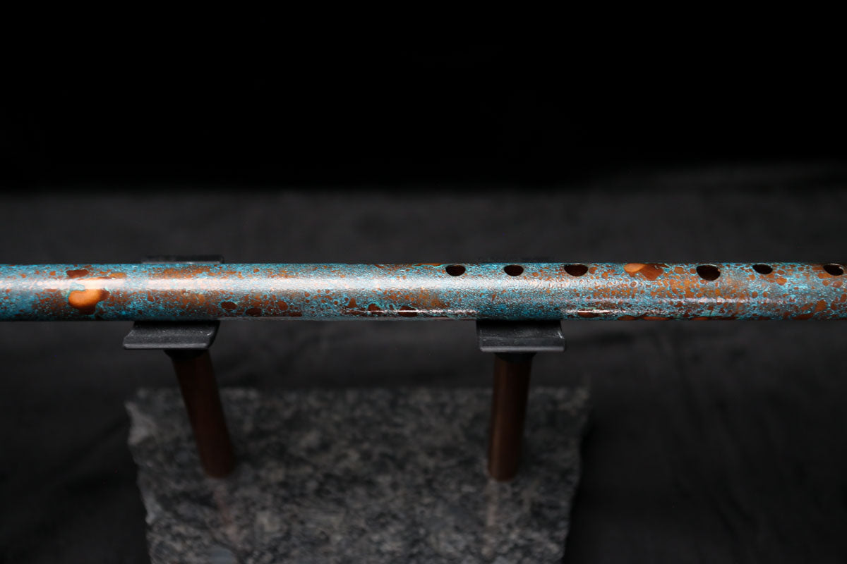 Low D Copper Flute #LDC0012 in Blue Ocean Reef