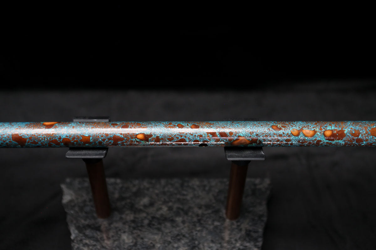 Low D Copper Flute #LDC0012 in Blue Ocean Reef