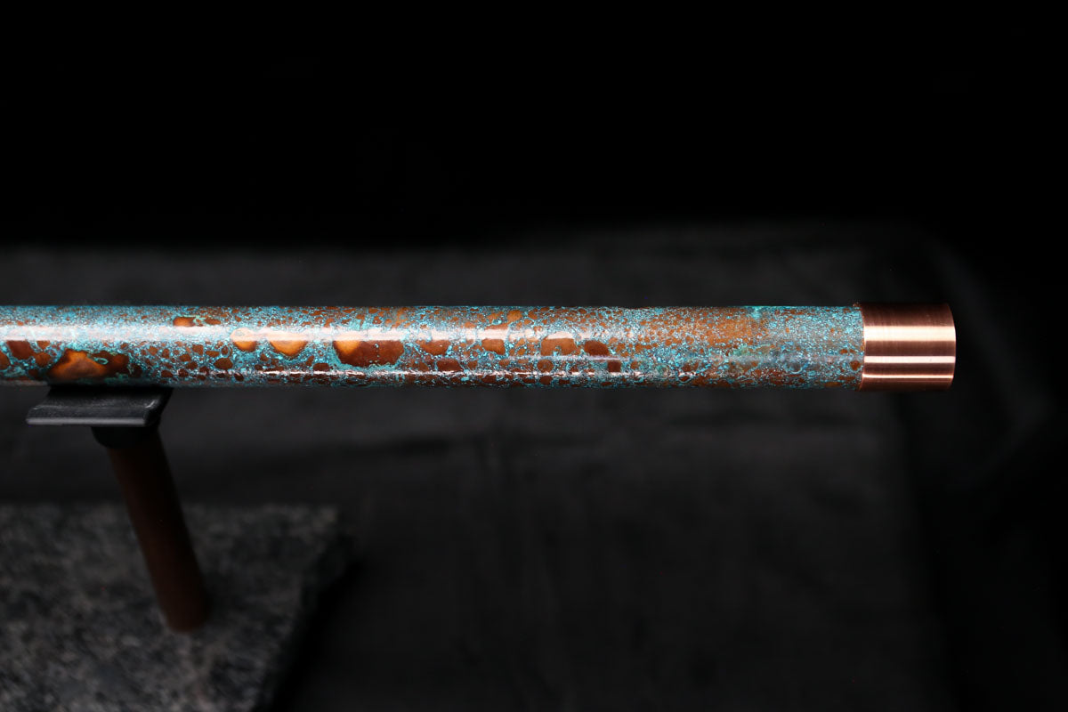 Low D Copper Flute #LDC0012 in Blue Ocean Reef