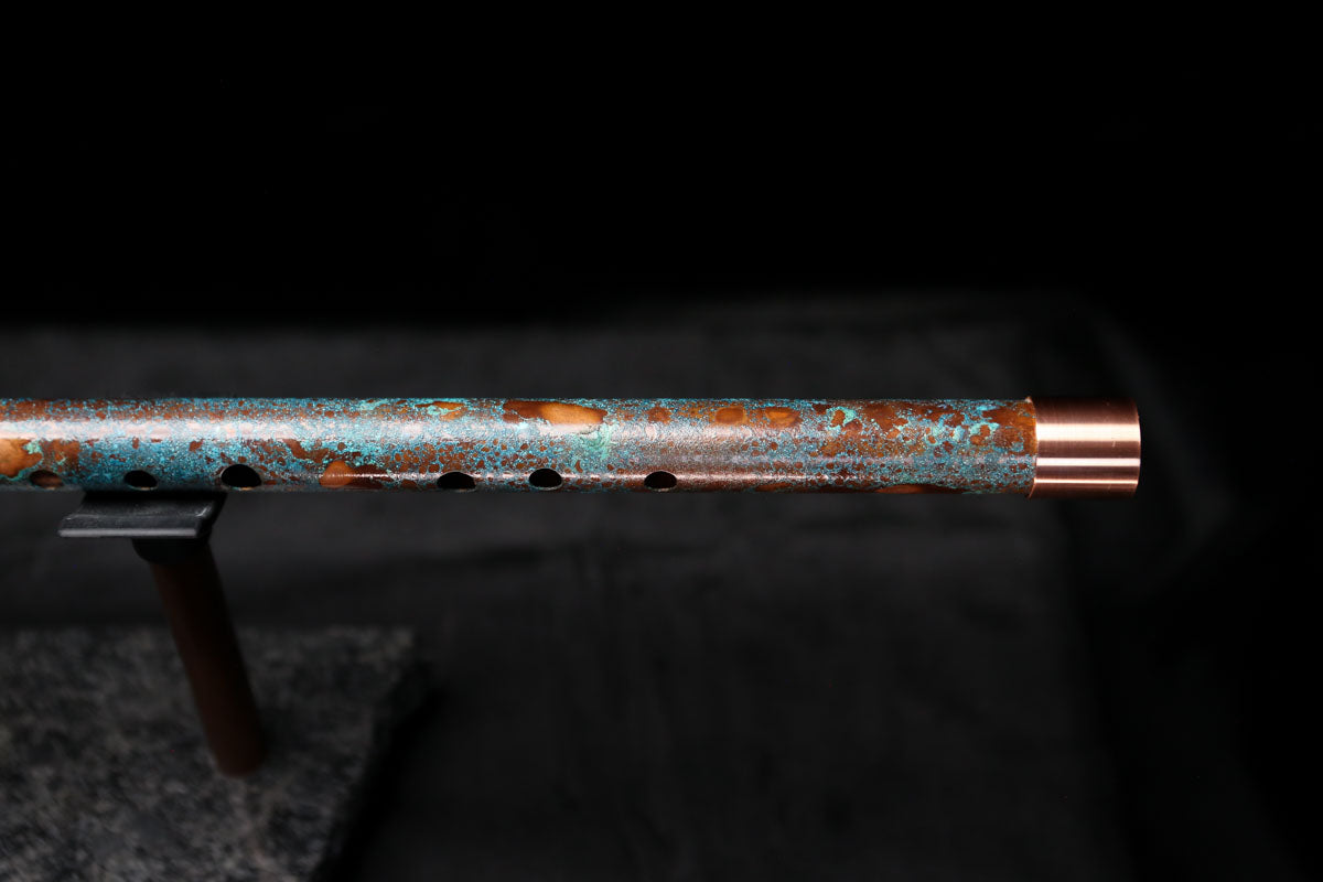 Low D Copper Flute #LDC0012 in Blue Ocean Reef
