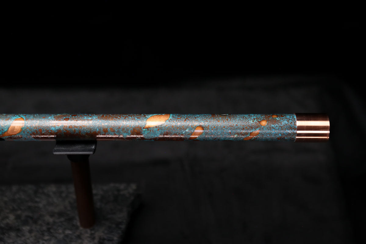 Low D Copper Flute #LDC0013 in Blue Ocean Reef