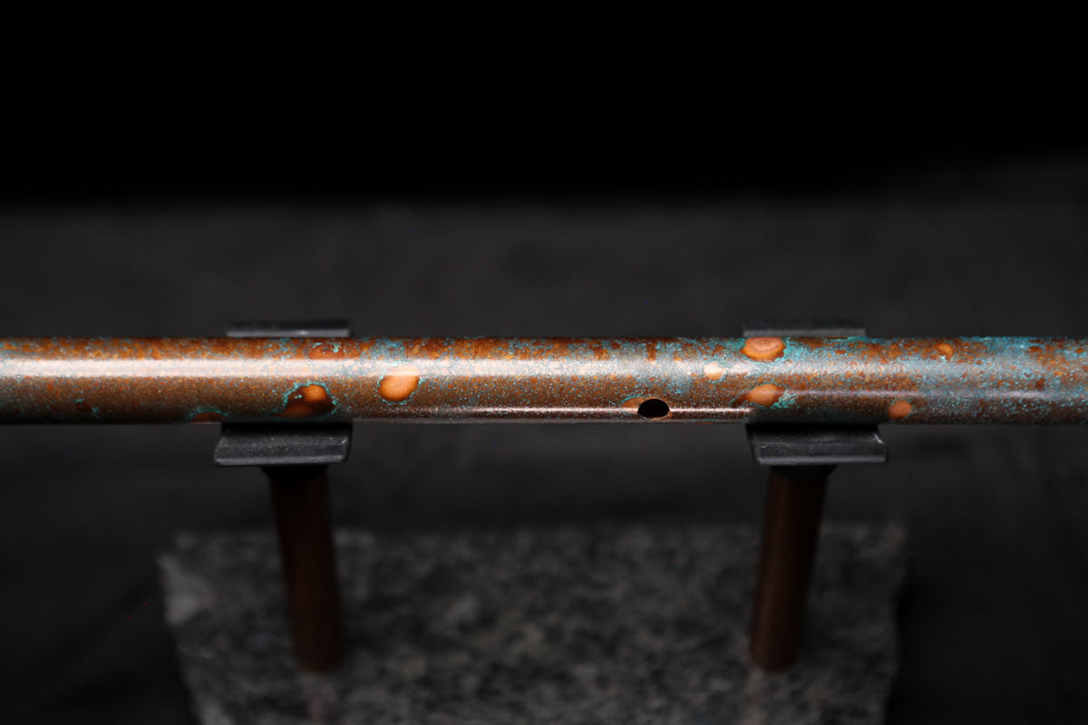 Low D Copper Flute #LDC0014 in Blue Ocean Reef